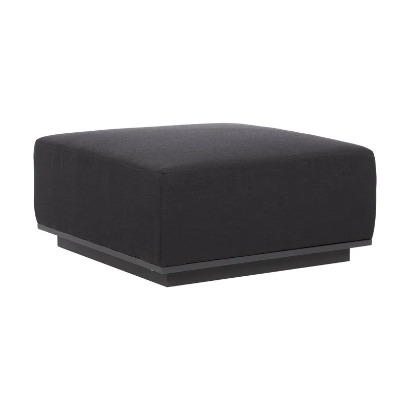 Puff HOME4YOU Fuller 83x83x42 cm mørkegrå, mørkegrå