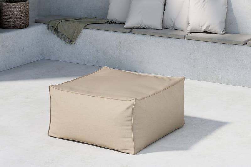 Rambo Fotskammel Utendørs - Beige - Hagemøbler - Loungemøbler - Moduler - Skamler & Krakker