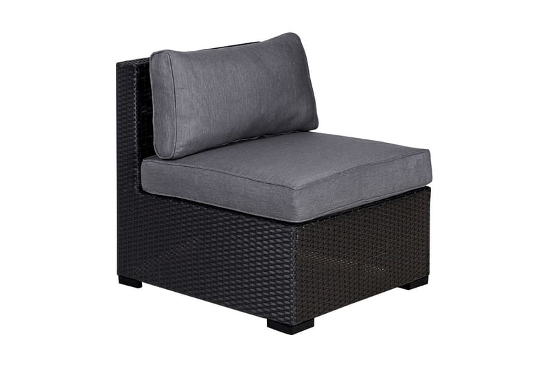 Sevilla Modulsofa 84x71xH65 cm Midtmodul Svart - Hagemøbler - Loungemøbler - Moduler - Midtmodul hagesofa