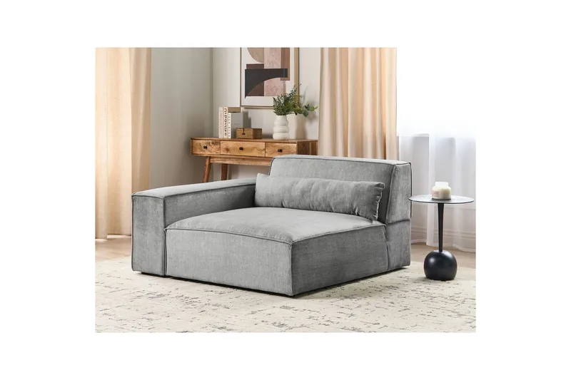 Sittsektion Beliani Hellnar Dark grey - Hagemøbler - Loungemøbler - Moduler