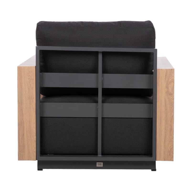 Sofamodul HOME4YOU Fuller 68x89x70,5 cm mørk grå - mørkegrå - Hagemøbler - Loungemøbler - Moduler - Midtmodul hagesofa