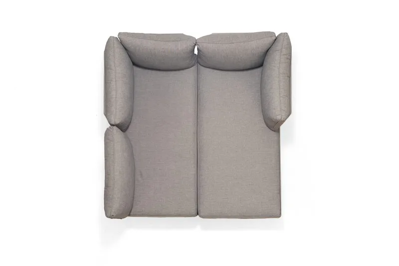 TOPAZ L-sofa 4-seter - Magnesiumgrå - Hagemøbler - Loungemøbler - Lounge sofa