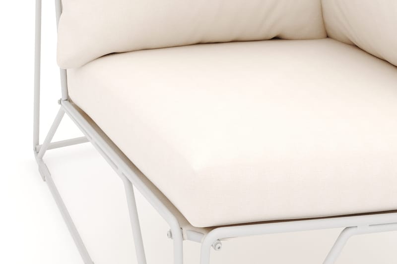 Usteryd Hjørnemodul Utendørs - Beige/Beige - Hagemøbler - Loungemøbler - Moduler - Hjørnemodul hagesofa