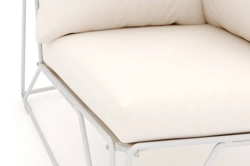 Usteryd Hjørnemodul Utendørs - Beige/Beige - Hagemøbler - Loungemøbler - Moduler - Hjørnemodul hagesofa