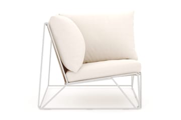 Usteryd Hjørnemodul Utendørs - Beige/Beige - Hagemøbler - Loungemøbler - Moduler - Hjørnemodul hagesofa