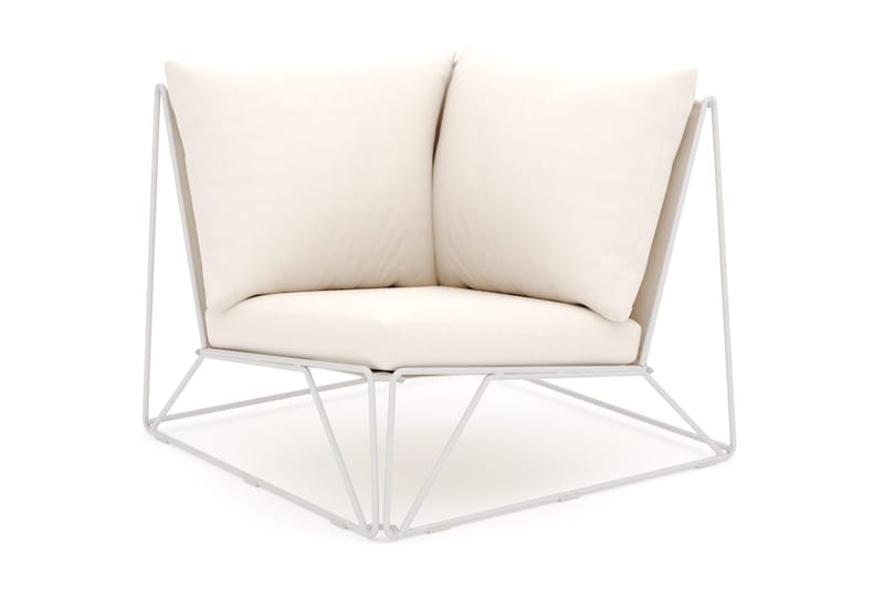 Usteryd Hjørnemodul Utendørs, Beige/Beige