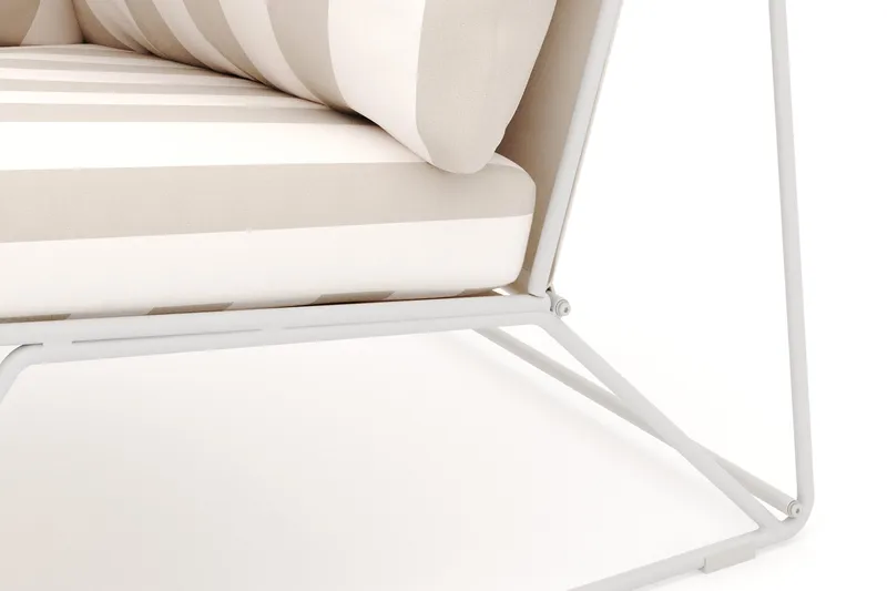 Usteryd Hjørnemodul Utendørs - Beige/Stripet - Hagemøbler - Loungemøbler - Moduler - Hjørnemodul hagesofa