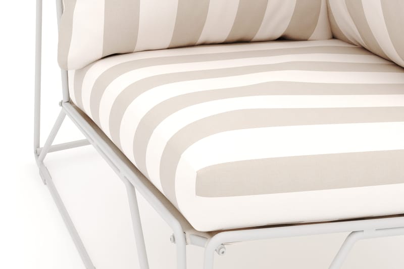 Usteryd Hjørnemodul Utendørs - Beige/Stripet - Hagemøbler - Loungemøbler - Moduler - Hjørnemodul hagesofa