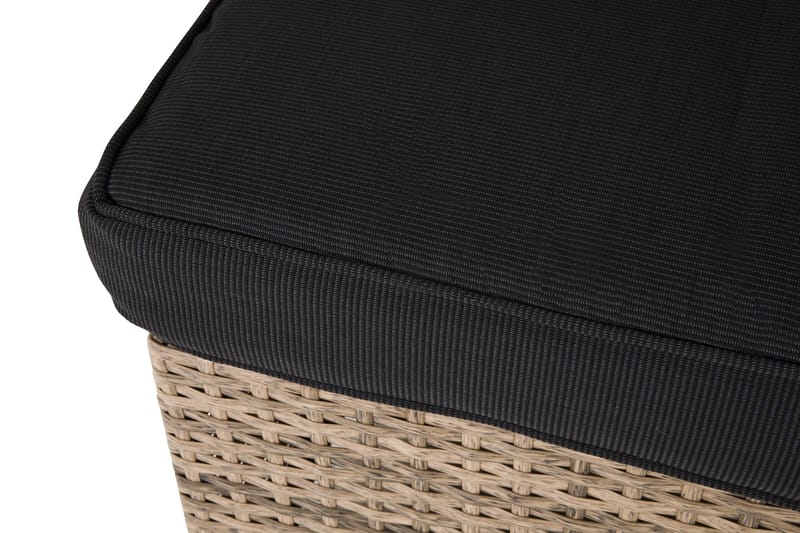 Wisconsin Divan/Bord Kunstrotting/Sand - Sand - Hagemøbler - Loungemøbler - Moduler