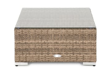 Wisconsin Divan/Bord Kunstrotting/Sand - Sand - Hagemøbler - Loungemøbler - Moduler