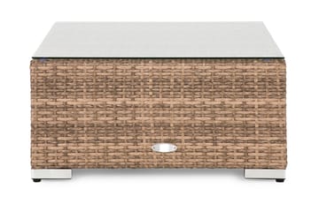 Wisconsin Divan/Bord Kunstrotting/Sand - Sand - Hagemøbler - Loungemøbler - Moduler