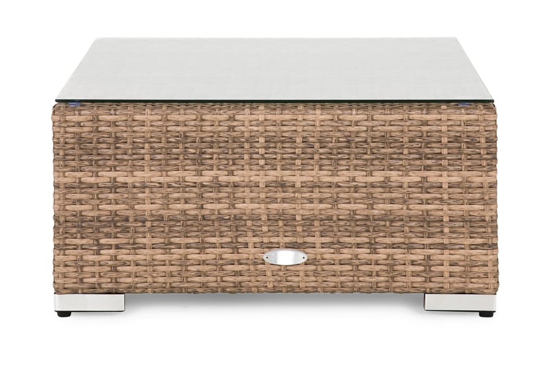 Wisconsin Divan/Bord Kunstrotting/Sand - Sand - Hagemøbler - Loungemøbler - Moduler