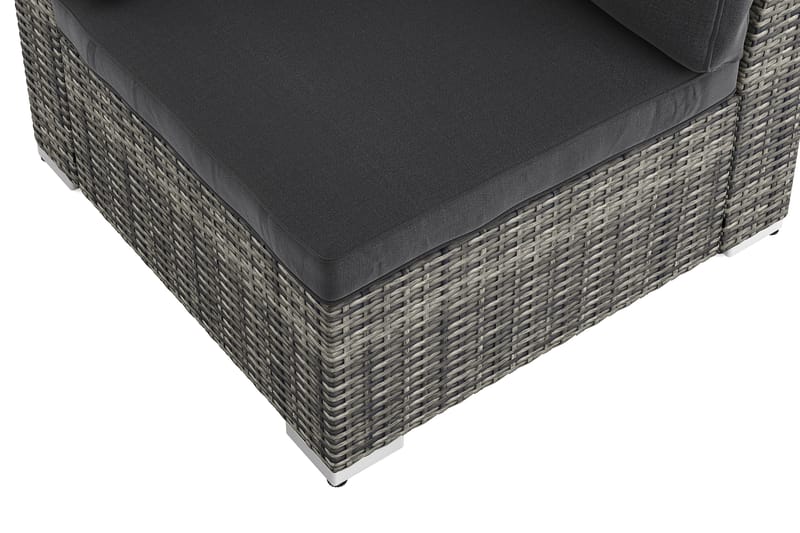 Wisconsin hjørnemodul utendørs - Grå - Hagemøbler - Loungemøbler - Moduler - Hjørnemodul hagesofa