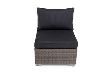 Wisconsin Midtmodul Kunstrotting/Grå/Brun - Grå - Hagemøbler - Loungemøbler - Moduler - Midtmodul hagesofa