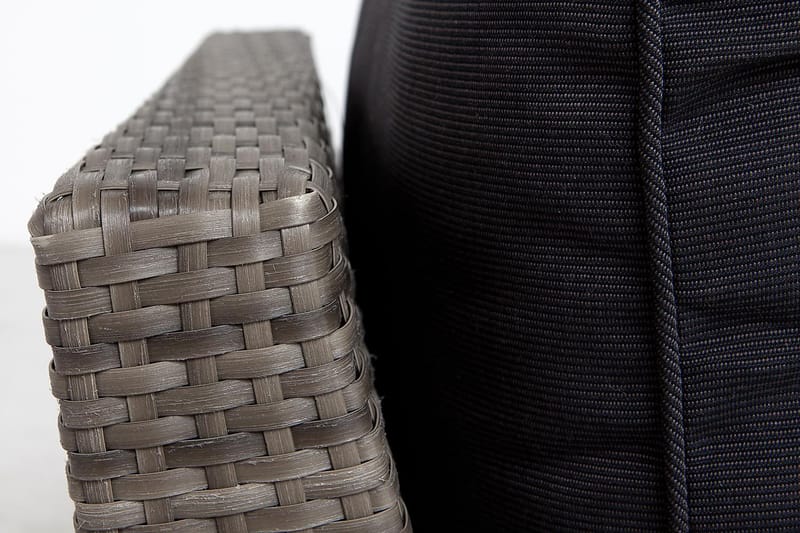 Wisconsin Midtmodul Kunstrotting/Grå/Brun - Grå - Hagemøbler - Loungemøbler - Moduler - Midtmodul hagesofa