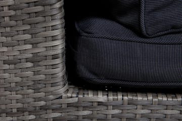 Wisconsin Midtmodul Kunstrotting/Grå/Brun - Grå - Hagemøbler - Loungemøbler - Moduler - Midtmodul hagesofa