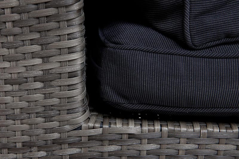 Wisconsin Midtmodul Kunstrotting/Grå/Brun - Grå - Hagemøbler - Loungemøbler - Moduler - Midtmodul hagesofa