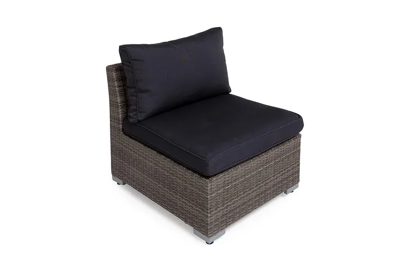 Wisconsin Midtmodul Kunstrotting/Grå/Brun, Grå