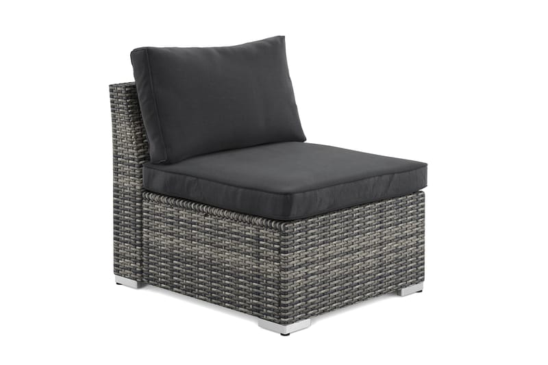 Wisconsin midtmodul utendørs - Grå - Hagemøbler - Loungemøbler - Moduler