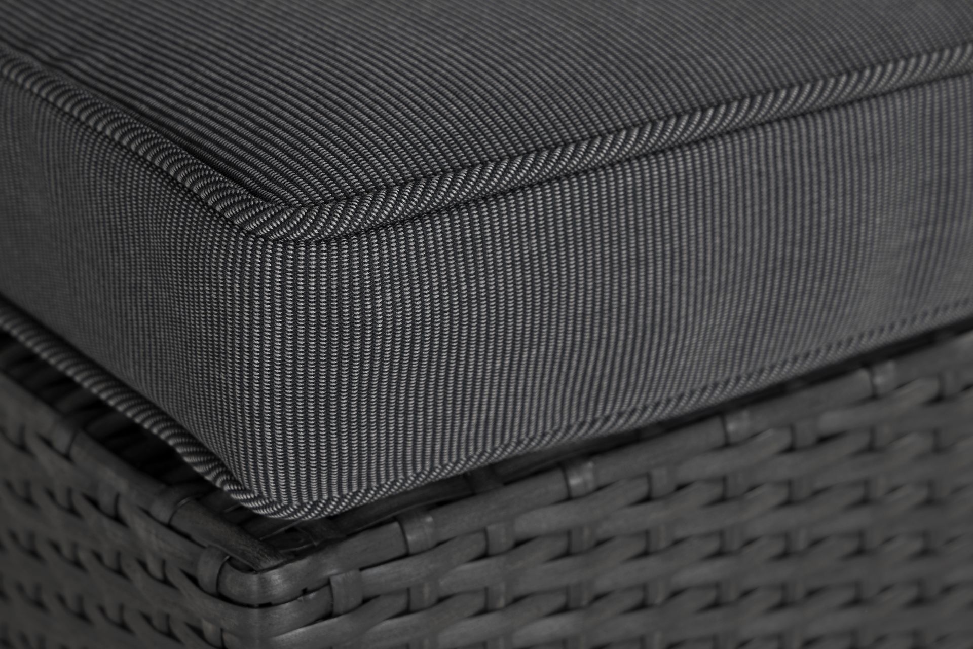 Wisconsin Premium Divan/Bord Svart - Svart - Hagemøbler - Loungemøbler - Moduler