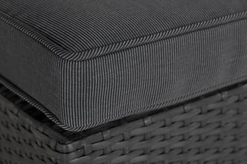 Wisconsin Premium Divan/Bord Svart - Svart - Hagemøbler - Loungemøbler - Moduler