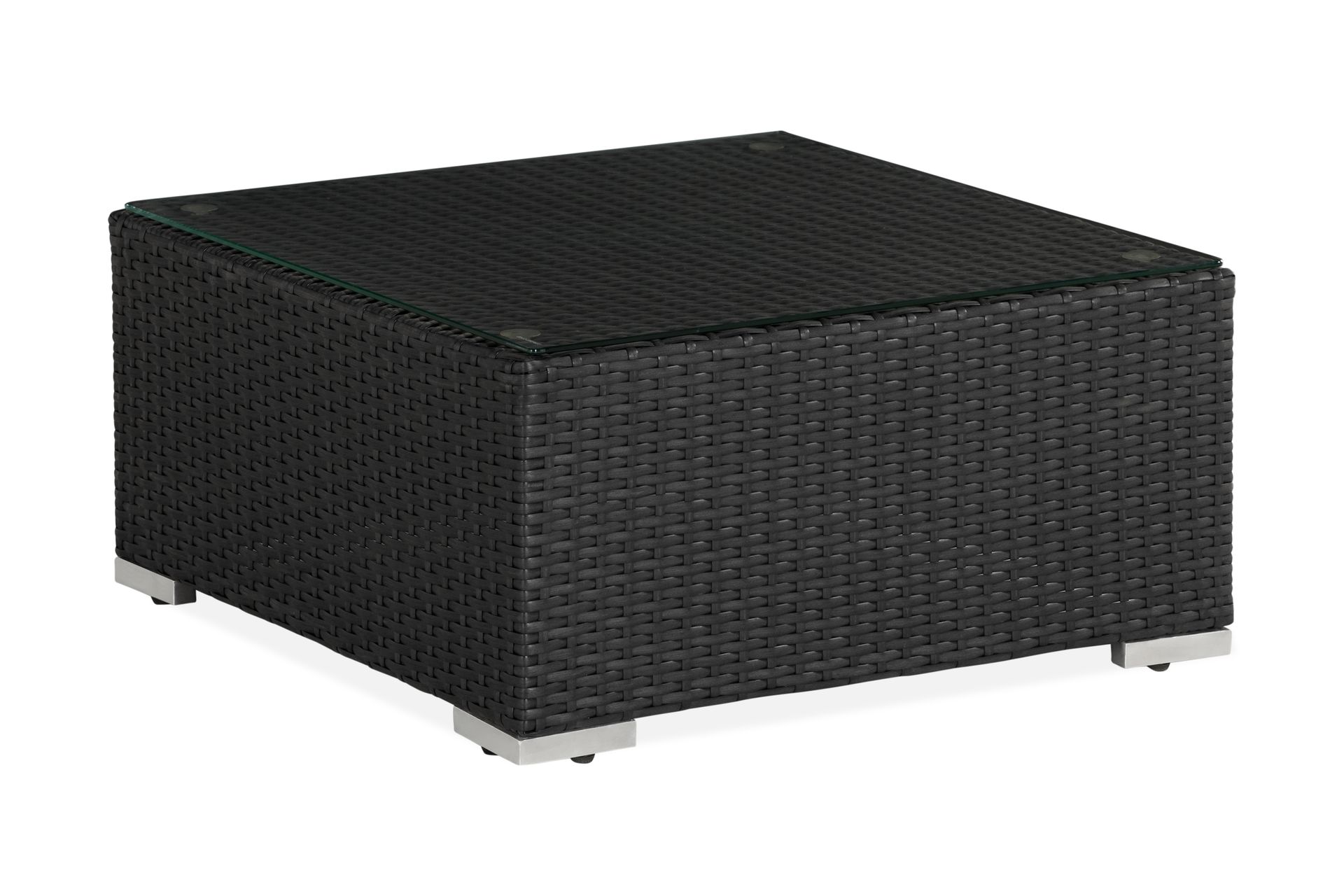 Wisconsin Premium Divan/Bord Svart - Svart - Hagemøbler - Loungemøbler - Moduler