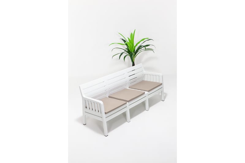 Desi Utesofa - Hvit - Hagemøbler - Loungemøbler - Lounge sofa