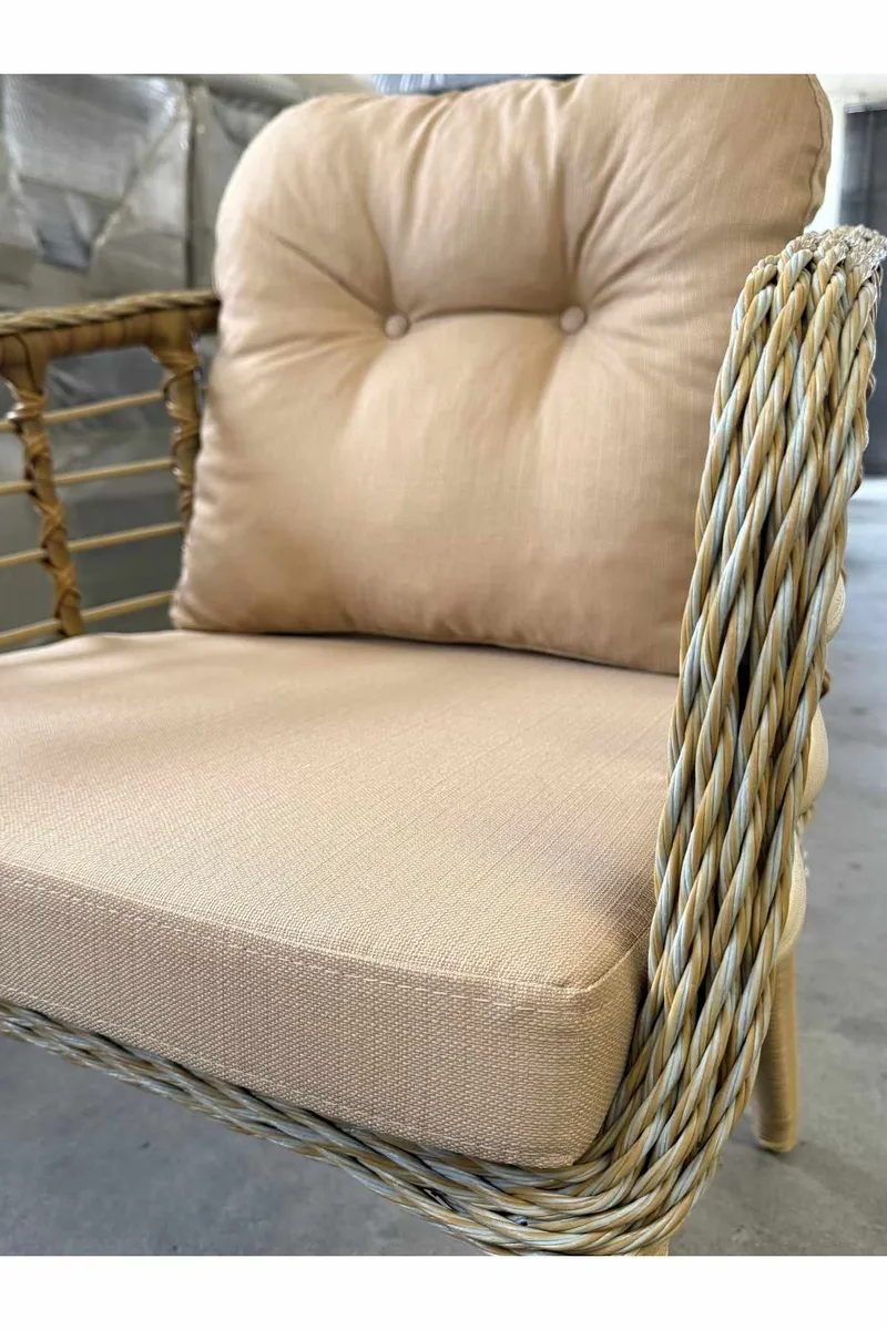 Garden Lounge Set Atelier Del Sofa Beige - Hagemøbler - Loungemøbler - Sofagruppe utendørs