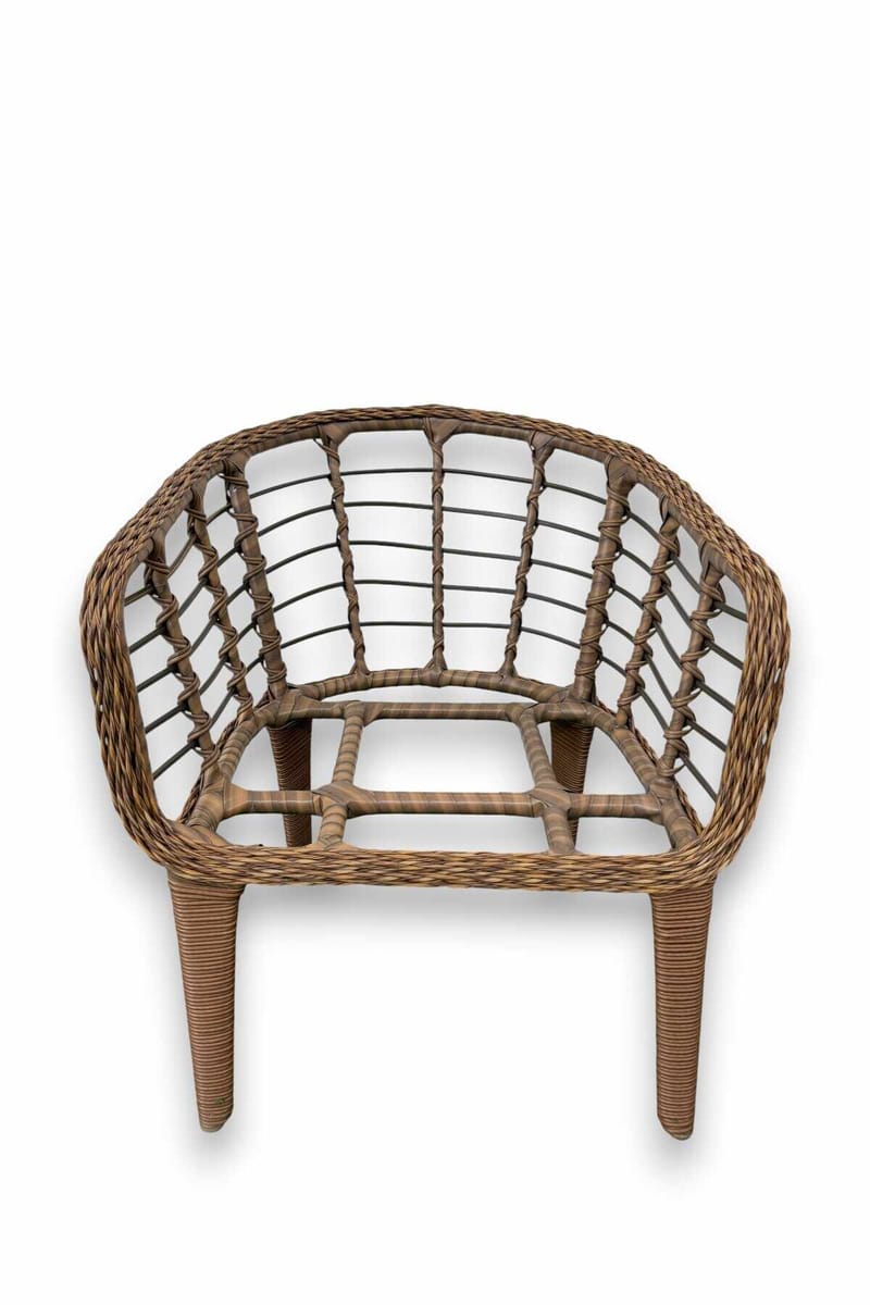 Garden Lounge Set Atelier Del Sofa Brun krem - Hagemøbler - Loungemøbler - Sofagruppe utendørs