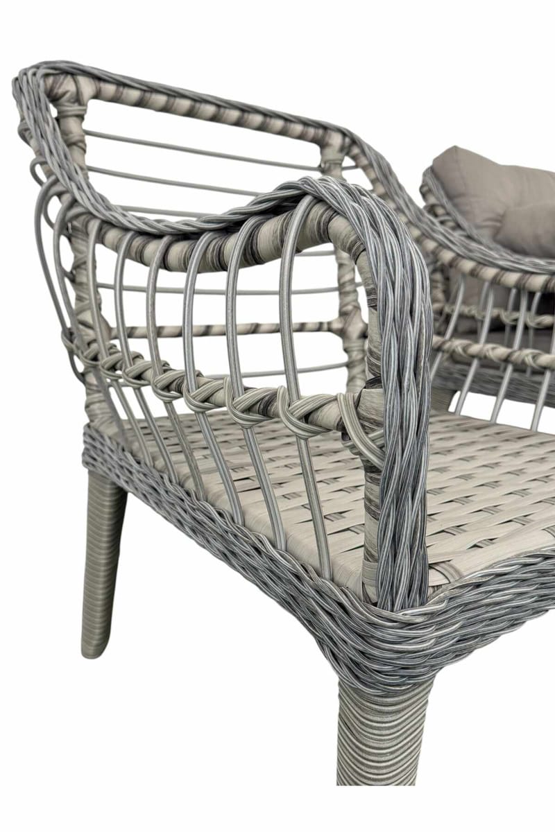 Garden Lounge Set Atelier Del Sofa Grå - Hagemøbler - Loungemøbler - Sofagruppe utendørs