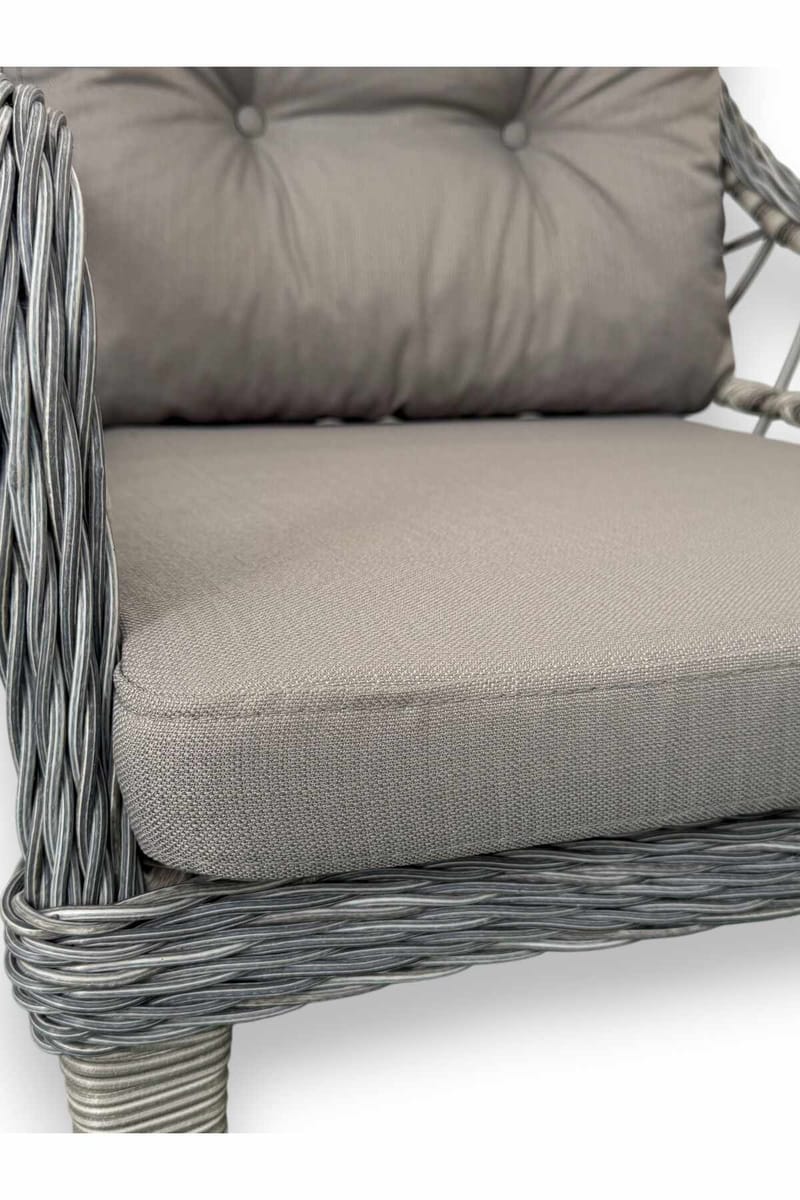 Garden Lounge Set Atelier Del Sofa Grå - Hagemøbler - Loungemøbler - Sofagruppe utendørs