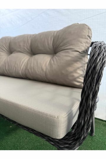 Garden Lounge Set Atelier Del Sofa Grå - Hagemøbler - Loungemøbler - Sofagruppe utendørs