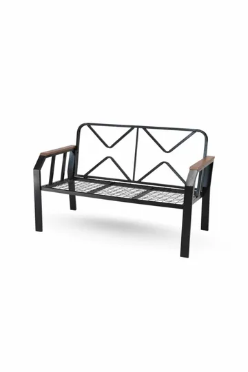Garden Lounge Set Atelier Del Sofa Krem svart - Hagemøbler - Loungemøbler - Sofagruppe utendørs