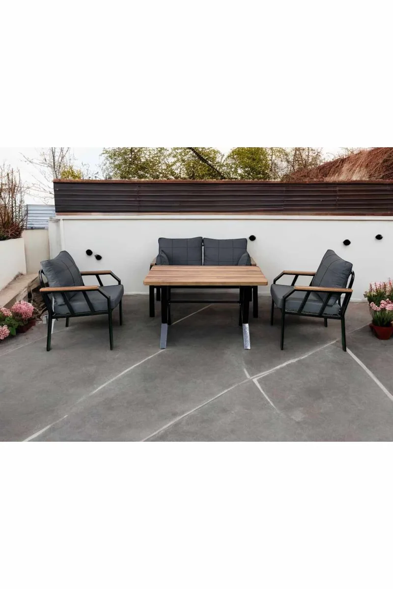 Garden Lounge Set Atelier Del Sofa Mørk blå - Hagemøbler - Loungemøbler - Sofagruppe utendørs