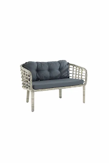 Garden Lounge Set Atelier Del Sofa Mørk grå - Mørkegrå - Hagemøbler - Loungemøbler - Sofagruppe utendørs