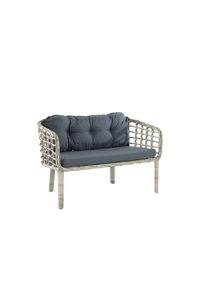 Garden Lounge Set Atelier Del Sofa Mørk grå - Mørkegrå - Hagemøbler - Loungemøbler - Sofagruppe utendørs