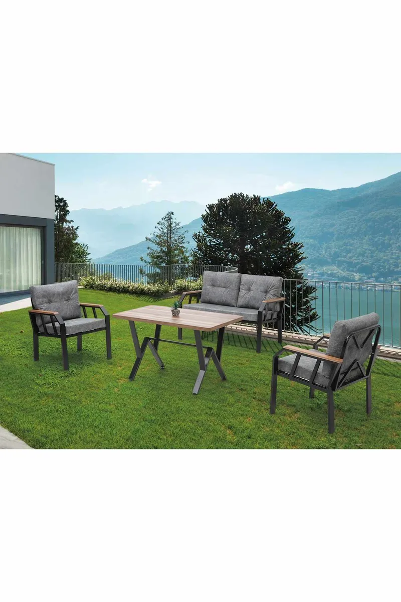 Garden Lounge Set Atelier Del Sofa Mørk grå, undefined