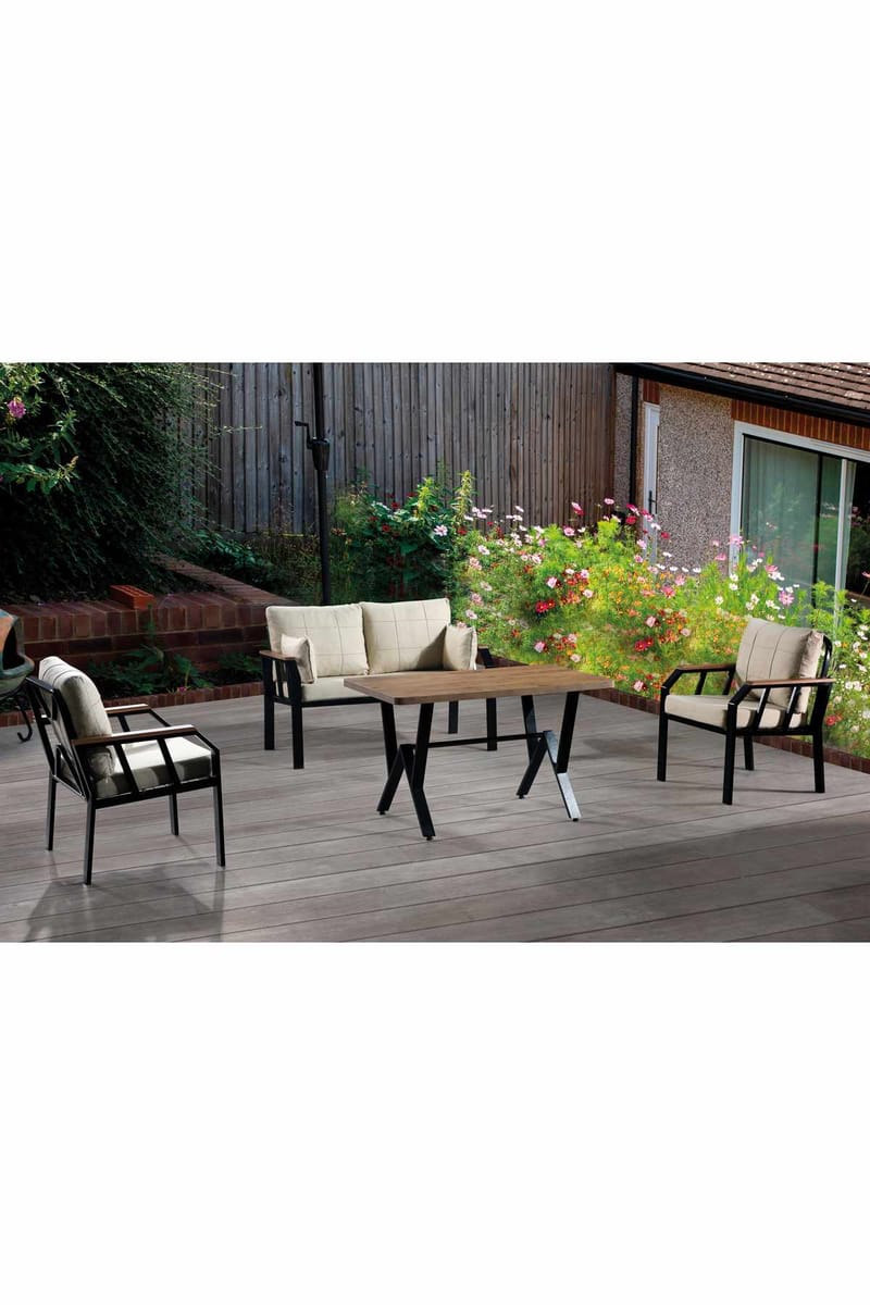 Garden Lounge Set Atelier Del Sofa Mink - Hagemøbler - Loungemøbler - Sofagruppe utendørs