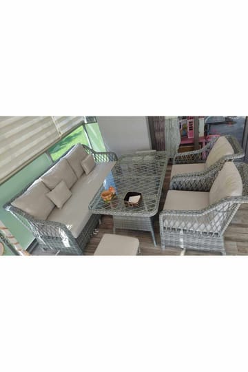 Garden Lounge Set Atelier Del Sofa Mink - Hagemøbler - Loungemøbler - Sofagruppe utendørs