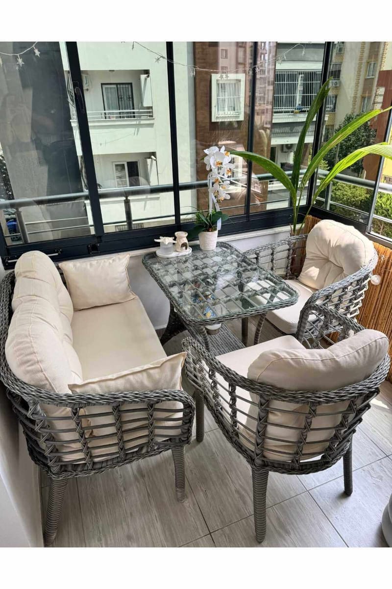 Garden Lounge Set Atelier Del Sofa Mink - Hagemøbler - Loungemøbler - Sofagruppe utendørs