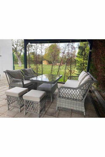 Garden Lounge Set Atelier Del Sofa Mink - Hagemøbler - Loungemøbler - Sofagruppe utendørs