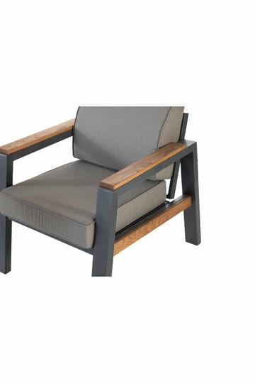 Hage-loungesett Atelier Del Sofa Leo 3+1+1+2 (170 x 78 x 63 cm) Grå - Hagemøbler - Loungemøbler - Sofagruppe utendørs