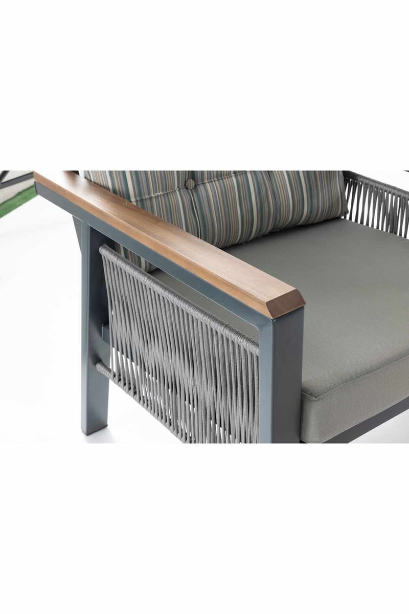 Hage-loungesett Atelier Del Sofa Lilyum 3+1+1+2 (170 x 78 x 60 cm) Flerfarget - Hagemøbler - Loungemøbler - Sofagruppe utendørs