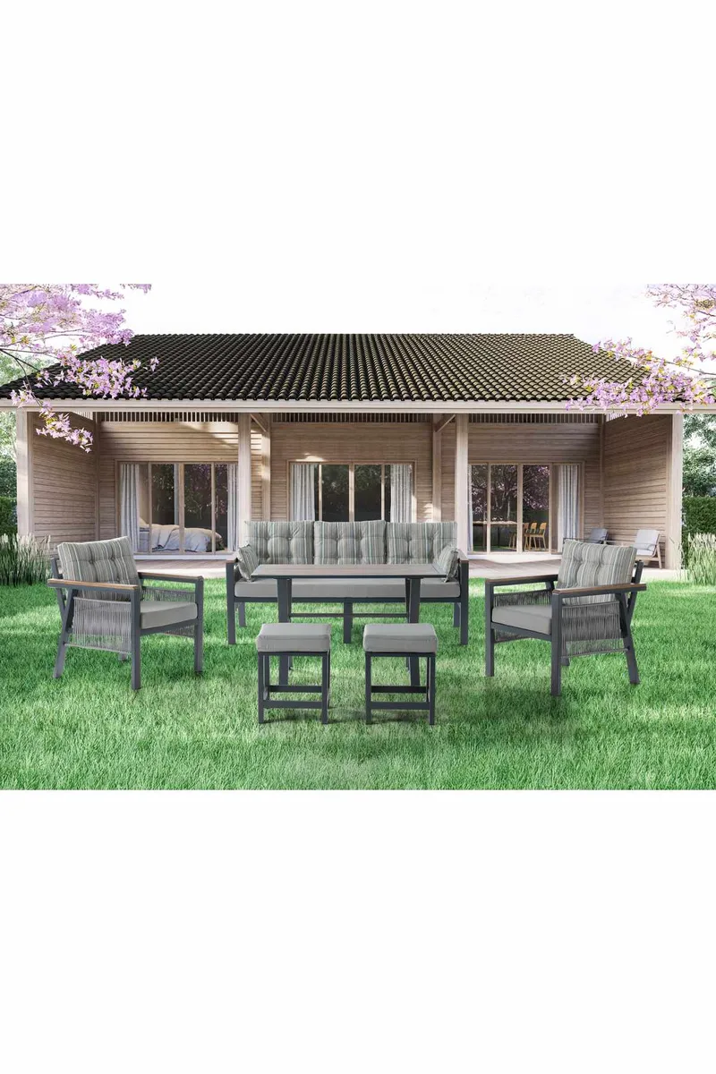 Hage-loungesett Atelier Del Sofa Lilyum 3+1+1+2 (170 x 78 x 60 cm) Flerfarget, undefined