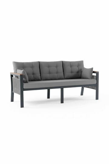 Hage-loungesett Atelier Del Sofa Lilyum 3+1+1+2 (170 x 78 x 60 cm) Grå - Hagemøbler - Loungemøbler - Sofagruppe utendørs