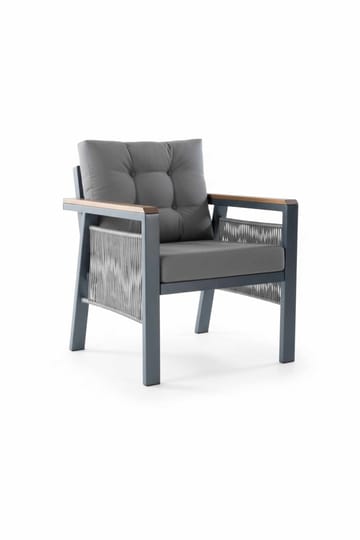 Hage-loungesett Atelier Del Sofa Lilyum 3+1+1+2 (170 x 78 x 60 cm) Grå - Hagemøbler - Loungemøbler - Sofagruppe utendørs