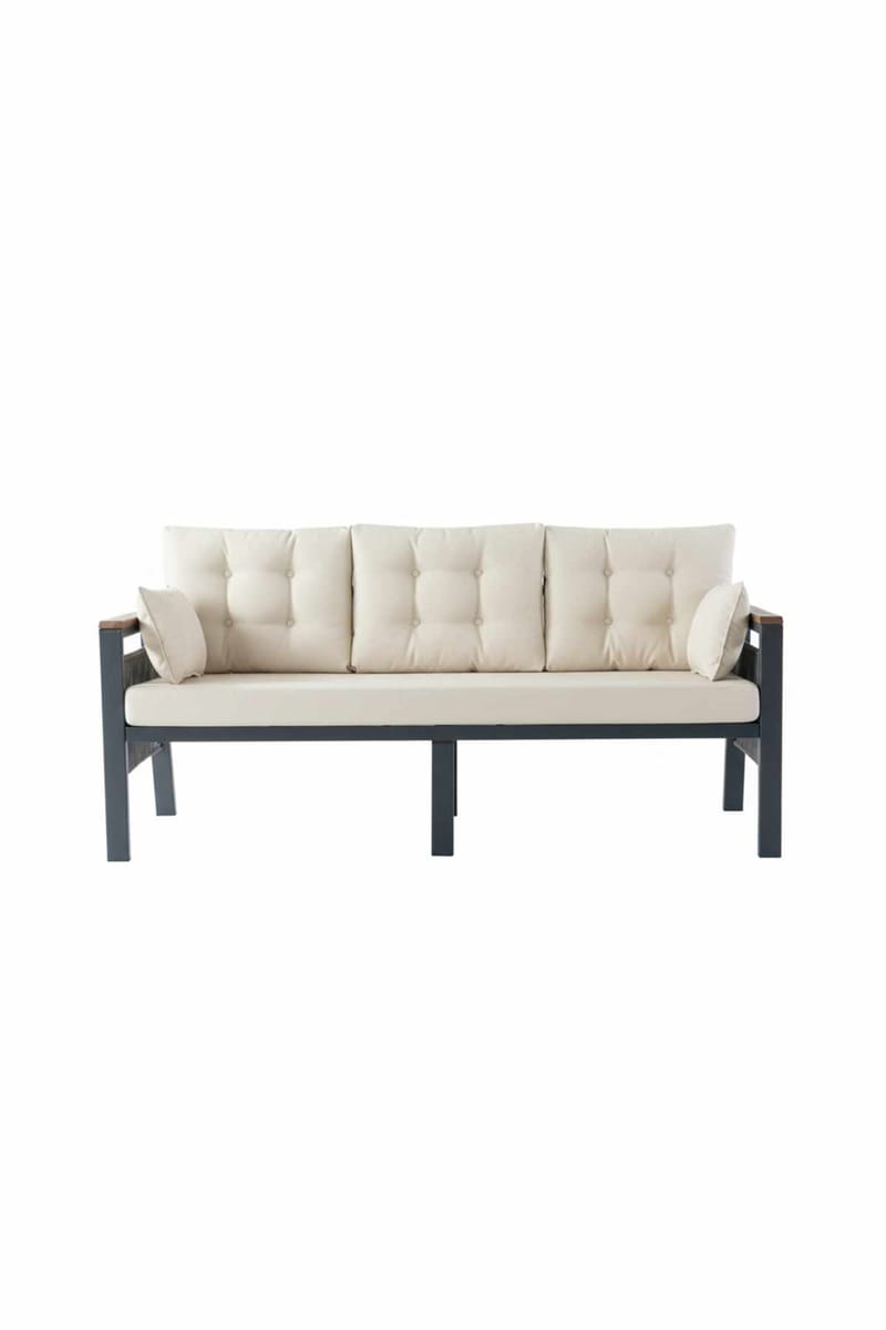 Hage-loungesett Atelier Del Sofa Lilyum 3+1+1+2 (170 x 78 x 60 cm) Krem - Hagem øbler - Loungemøbler - Sofagruppe utendørs