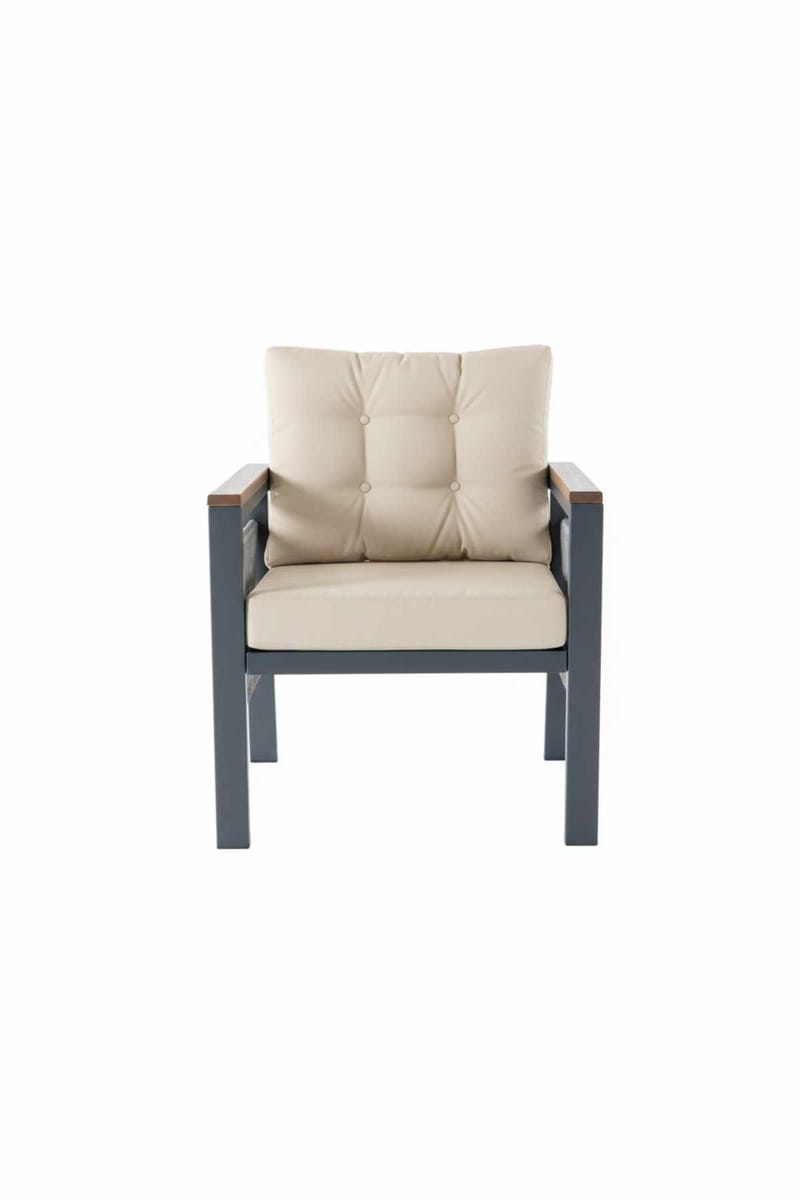 Hage-loungesett Atelier Del Sofa Lilyum 3+1+1+2 (170 x 78 x 60 cm) Krem - Hagemøbler - Loungemøbler - Sofagruppe utendørs