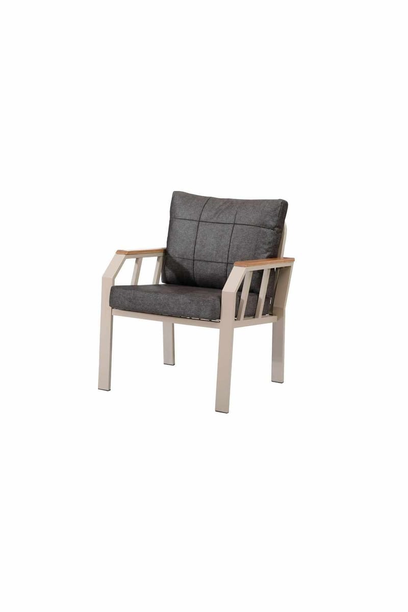 Hage-loungesett Atelier Del Sofa Nergiz 3+1+1 (200 x 78 x 58 cm) Brun - Hagemøbler - Loungemøbler - Sofagruppe utendørs