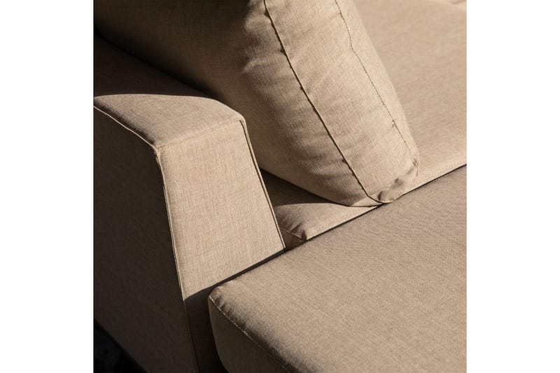 Hageloungesett Sicilië - Taupe, Venstre - Hagemøbler - Loungemøbler - Lounge sofa